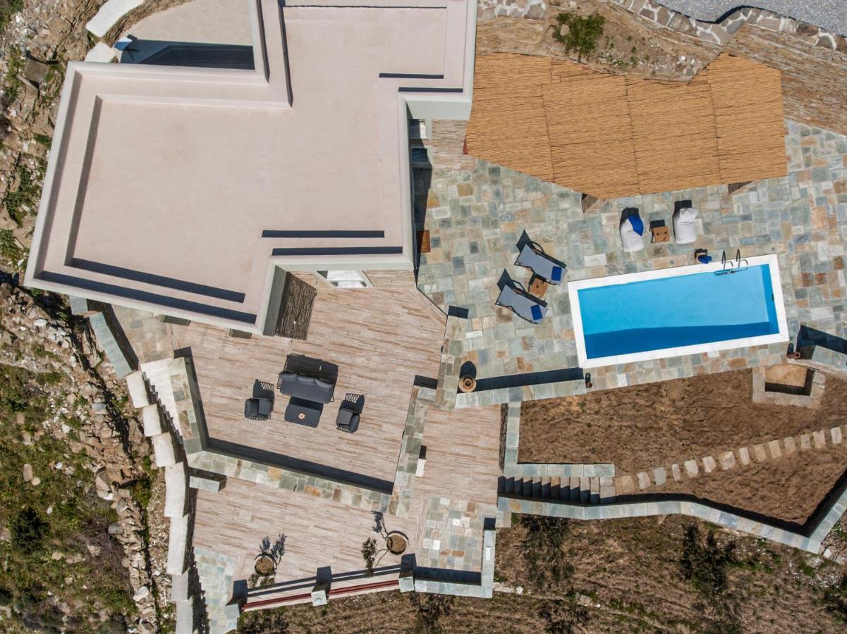 Acron Andros - Luxury Villa With Private Pool Korthio Exterior photo